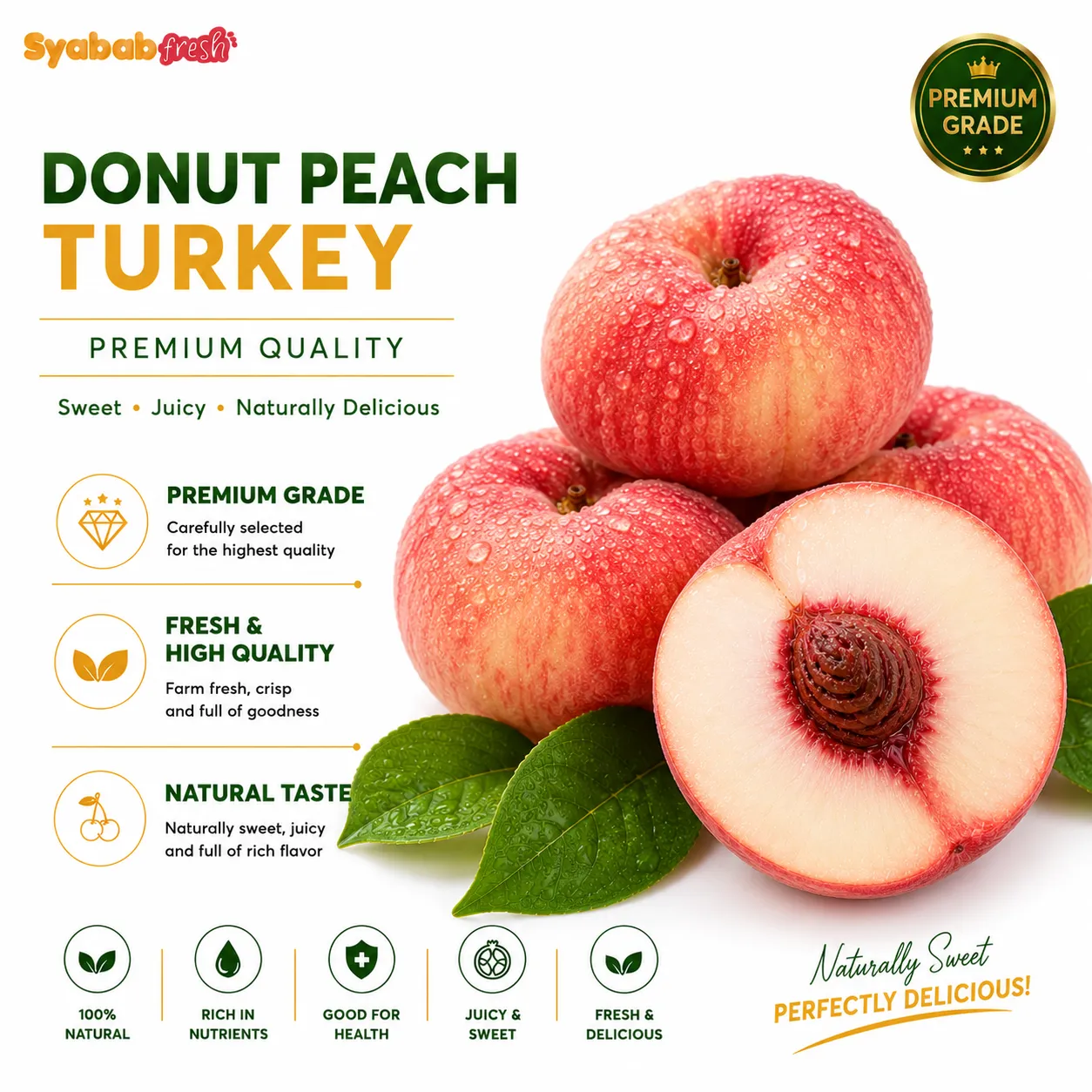 Donut Peach Turkey (500Gram) โ gambar 3