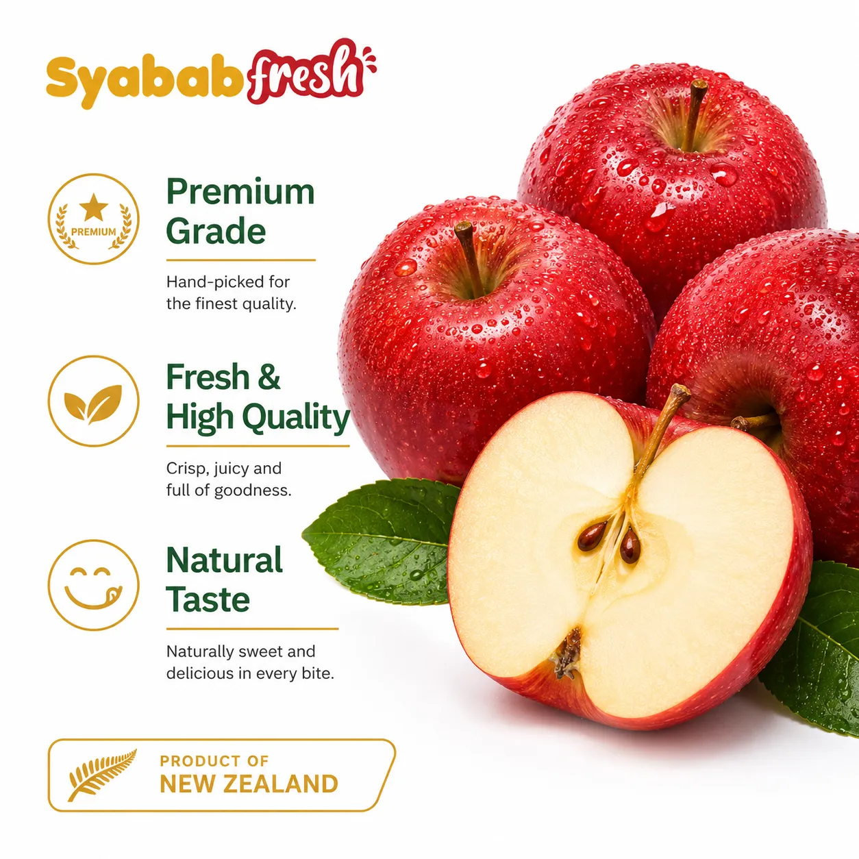 Red Apple New Zealand โ gambar 3