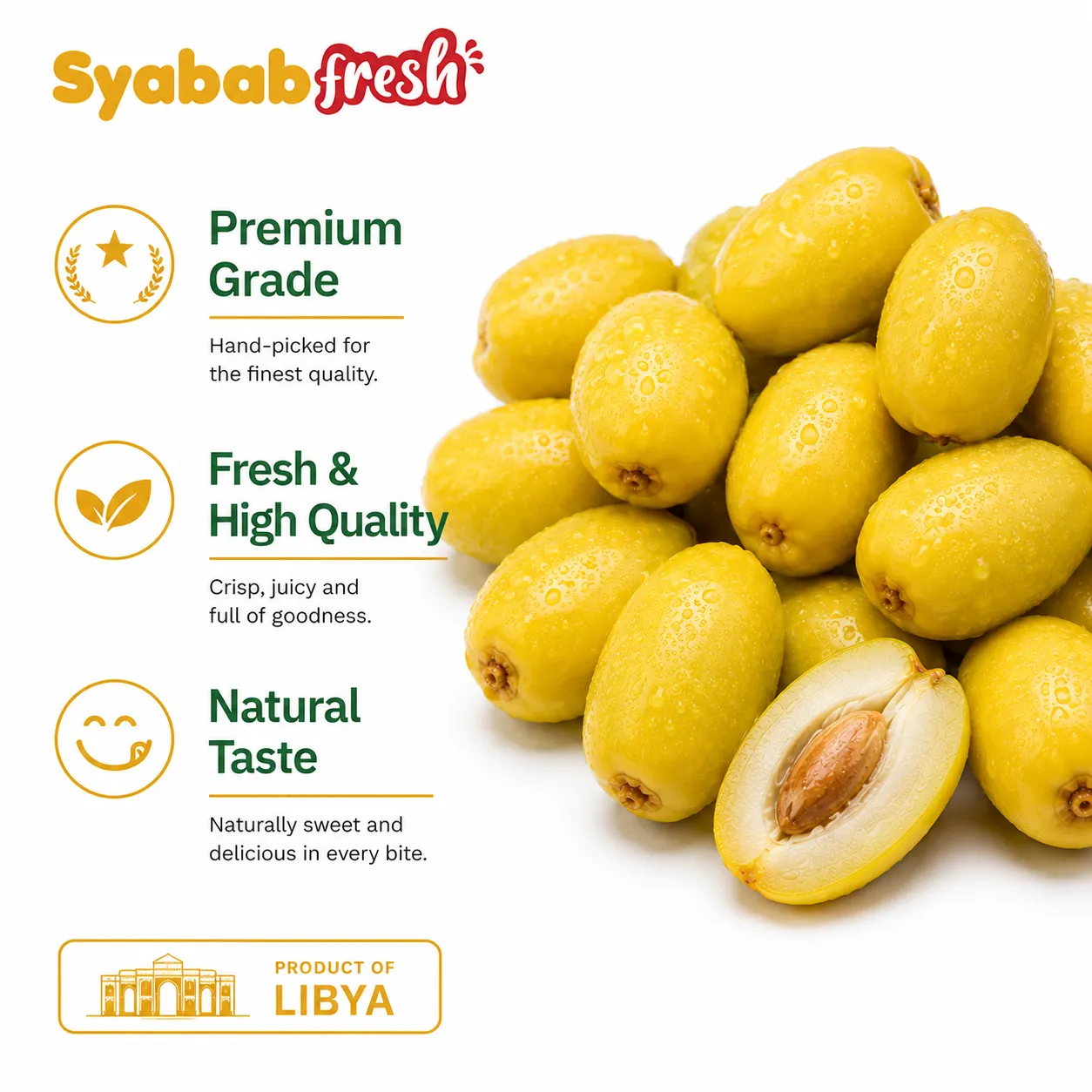 Libya Fresh Gred 3 (Semi Dry) โ gambar 3